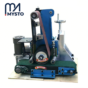 Ponceuse à bande électrique multifonctionnelle à haute rigidité avec vitesse réglable pour le polissage et le meulage des métaux - Product Image 4