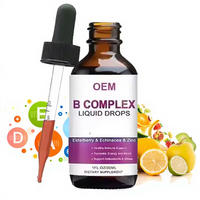 Ausreson Complexe Liquide Vitamine B12 Vitamine Bc Gouttes Complément Vitamine B Complexe Liquide