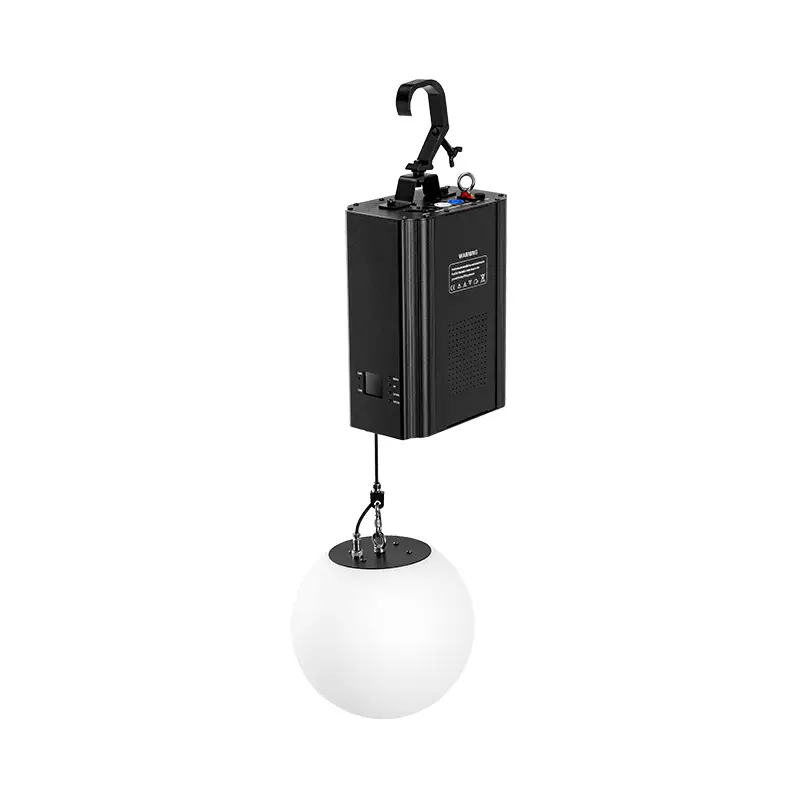 Lampu LED kinetik DMX Rgb, bola LED Dmx mengangkat sistem menaikkan bola untuk acara