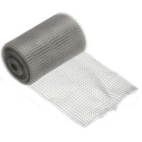 Maille en acier inoxydable, tissage simple, maille tricotée pour la protection contre les rongeurs, remplissage de trous, protection des plantes