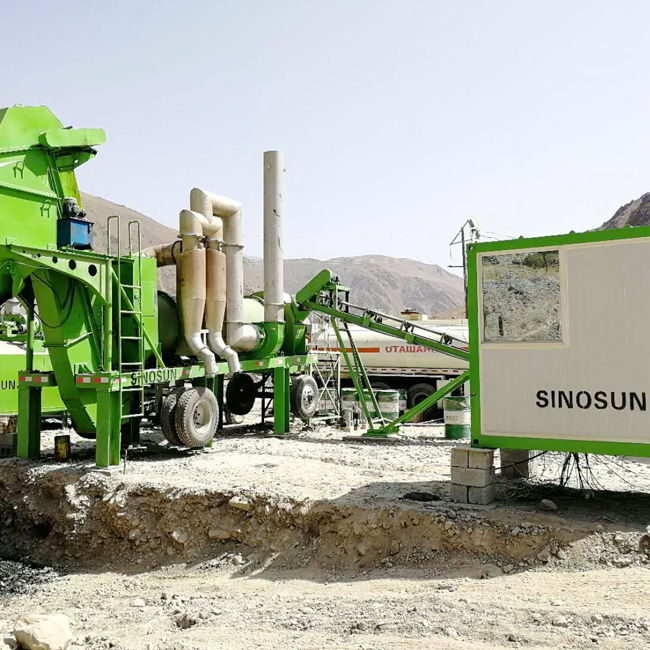 Мобильная Асфальтовая установка CAP40M 40TPH, барабанная Смешанная установка