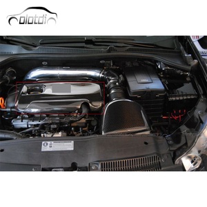 ฝาครอบเครื่องยนต์คาร์บอนไฟเบอร์สำหรับรถยนต์ Volkswagen GOLF VI 6 MK6 G-T-I GTI SCIROCCO แต่งรถ OLOTDI - Product Image 2