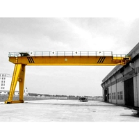 Grue semi-portique électrique à double poutre de 10 tonnes personnalisable pour usage en entrepôt