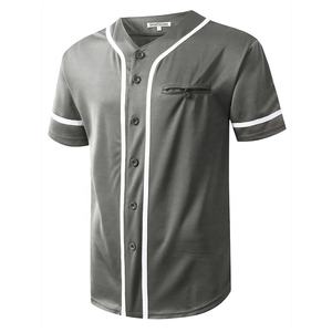 Maillot de baseball personnalisé de haute qualité en polyester 100% anti-UV respirant de grande taille pour unisexe - Product Image 3