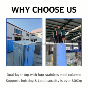 Unité <span class=keywords><strong>Sanitaire</strong></span> Mobile <span class=keywords><strong>de</strong></span> Luxe Prête à l'Expédition, Toilettes Doubles Portables en HDPE pour <span class=keywords><strong>Chantier</strong></span> - Product Image 2