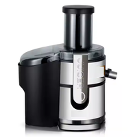 Presse-agrumes 4 en 1 Extracteur puissant en acier inoxydable à large ouverture pour fruits et légumes