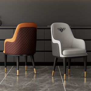 Muebles de Comedor Modernos de Lujo en Cuero y Metal, con 4, 6, 8 o 10 Sillas, de Alta Calidad, Diseño Elegante para Hotel, Cocina o <span class=keywords><strong>Restaurante</strong></span> - Product Image 2