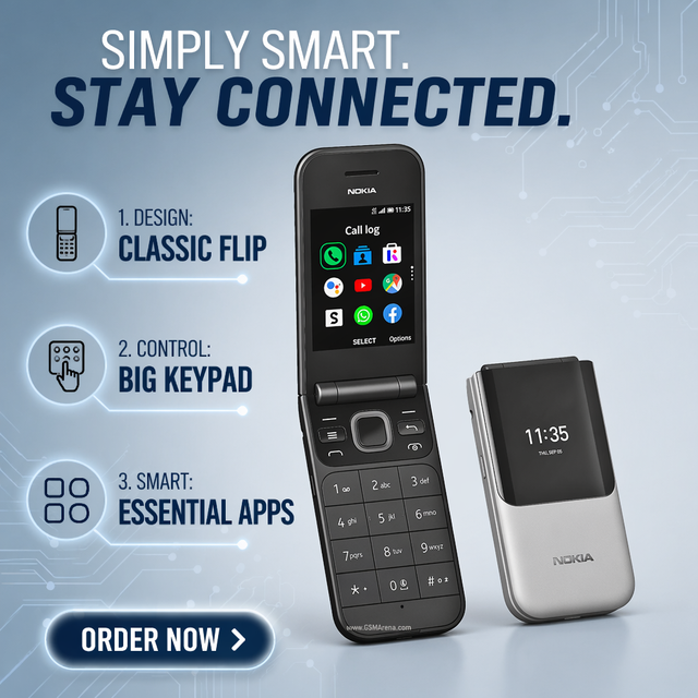 Flip Feature Keypad Phone for NK 2720 (2019 Version) High Quality Dual Sim Durable Long Battery Life Low Price Wholesale