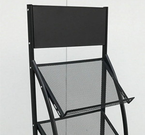 Nhà Máy Trực Tiếp Tùy Chỉnh Kim Loại Hiển Thị Đứng Sáng Tạo Có Thể Gập Lại Sàn Kệ Cho Quảng Cáo Tạp Chí Siêu Thị Giá OEM ODM Hỗ Trợ - Product Image 5