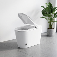 Nouveau modèle 2026 : Toilette intelligente de luxe automatique avec télécommande, siège chauffant, double chasse d'eau, design moderne pour usage domestique