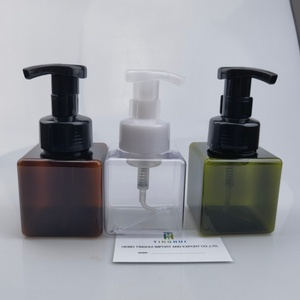 Hot Sale 100ml 120ml 150ml 200ml 250ml 300ml Foam <b>Bottle</b> Square Pet <b>Clear</b> Plastic Dispenser <b>Bottle</b> Hand Sanitizer Lotion <b>Bottle</b> - Product Image 5