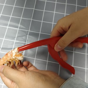 Pince à décortiquer les crevettes et les écrevisses incurvée, facile à utiliser, pour fruits <span class=keywords><strong>de</strong></span> mer, vente chaude - Product Image 6