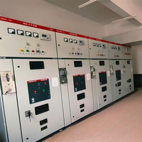 Armoire de distribution industrielle haute tension avec disjoncteur, interrupteur-sectionneur et relais, homologuée 10 kV/110 kV, 630, double protection isolante pour l'alimentation