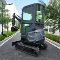 Mini-pelle compacte Barata Pelle Kubota EPA Bagger Pelles sur chenilles Petite pelleteuse 1800kg Miniexcavadora Prix
