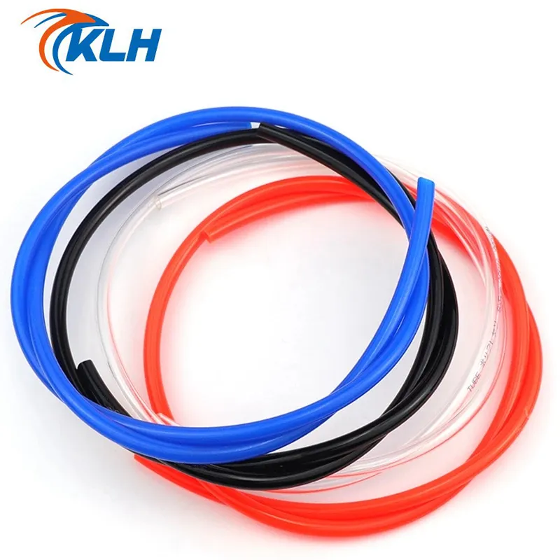 Air Tubing Pneumatische Pijp Slang Voor Compressor Tube Slang Id 2.5Mm 4Mm 5Mm 6.5Mm 8Mm 12Mm Transparant Blauw Rood Pu Air Gas Pu