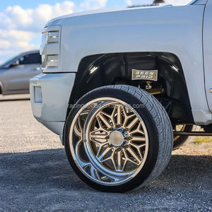 Roue forgée sur mesure pour camion tout-terrain 4X4 <span class=keywords><strong>6X6</strong></span> 22X12 24X14 26X14 26X16 5X127 5X139.7 6X135 6X139.7 8X165.1 8X170 8X180 Jeep Dodge RAM - Product Image 4