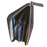 Tas Clutch Wanita Mewah Berkualitas Tinggi Desainer Kulit Ular Asli Dompet Kulit Python Mini Tas Tangan Hitam