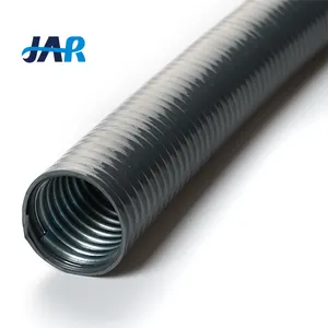 JAR amostras grátis impermeável elétrica aço galvanizado metal conduíte tubo líquido apertado PVC revestido conduíte flexível