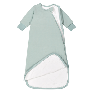 <span class=keywords><strong>Gigoteuse</strong></span> pour bébé à manches longues en bambou 95% et élasthanne 5% - Sac de couchage unisexe en rayonne <span class=keywords><strong>avec</strong></span> fermeture éclair bidirectionnelle - Pour bébés et tout-petits - 1,0 <span class=keywords><strong>Tog</strong></span> - Product Image 2