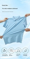 Camiseta Polo Antibacteriana 190G 7A para Hombre y Mujer, 60% Algodón, 35% Fibra de Hielo, 5% Poliuretano, Refrescante, Transpirable, con Logotipo Personalizado, Tallas S-6XL
