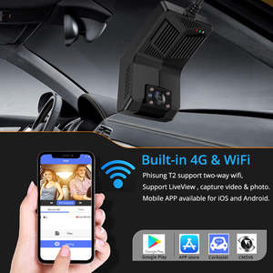 Mini Cámara Oculta T2 HD 4G para Tablero, con 4G Integrado, WiFi y GPS, Grabadora de Video Digital para Auto, Dashcam - Product Image 2