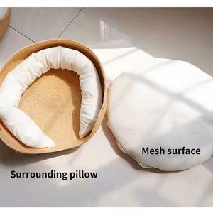 Cama Ortopédica de Felpa para Mascotas con Patrón Sólido, Calmante y Anti-Ansiedad, Lavable, Hexagonal, para Gatos Pequeños, Mejora en Invierno - Product Image 3