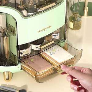 Caja Organizadora de Cosméticos de Escritorio, Portátil, Multifuncional, de Gran Capacidad, de 10 Niveles, Estilo Popular de Rmier Ins - Product Image 5