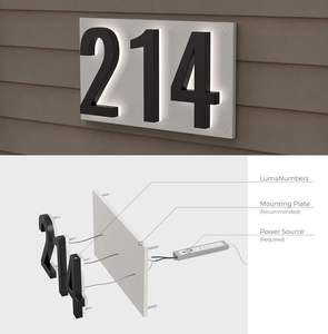 Letreros Personalizados de Acrílico y Metal en 3D - Letreros con Logotipo para Interiores/Exteriores, Montados en Pared para Oficinas y Tiendas - Product Image 1