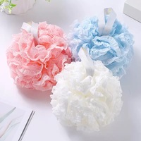 Éponge de bain en loofah, grande éponge en loofah en maille dentelle, 50g, pour exfoliation corporelle, pour la douche