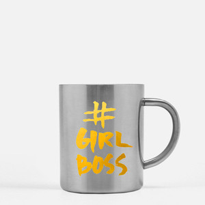 Girl Boss Gold & Silver Mug - Product Image 2