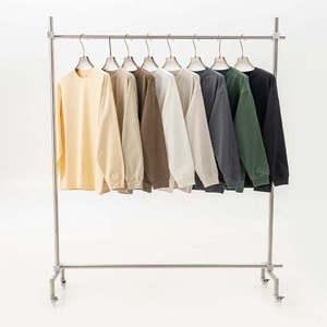 Magliette da Streetwear lunghe in cotone oversize nero Basic con lavaggio acido coreano - Product Image 3