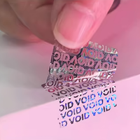 Étiquette de sécurité personnalisée avec code QR inviolable, code-barres pour l'expédition, impression 20Y, usine OEM, adhésif premium, marque, échantillon gratuit