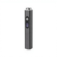Lampe à LED rechargeable pour ongles M1 Charcoal, bande lumineuse 3W 400mAh, charge rapide USB-C, batterie 64 min, minuterie 3 vitesses, portable pour la maison et le salon