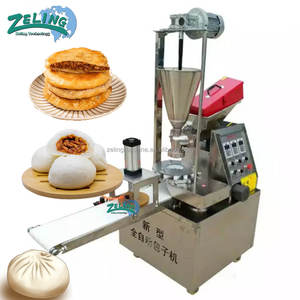 Máquina Semiautomática Comercial ZELING para Hacer Bollos al Vapor (Baozi, Momo, Siopao) <span class=keywords><strong>de</strong></span> Acero Inoxidable <span class=keywords><strong>de</strong></span> Grado Alimenticio con Motor Antioxidante - Product Image 2