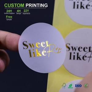 <span class=keywords><strong>Etiqueta</strong></span> Pequeña Personalizada <span class=keywords><strong>de</strong></span> Papel Dorado, Duradera, Ecológica, Impermeable, Adhesiva, Blanca, Impresa, Delicada, para Aceite <span class=keywords><strong>de</strong></span> Masaje - Product Image 1