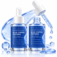Sérum Visage Personnalisé 30ml GHK-Cu Peptide de Cuivre Bleu Anti-Âge, Renouvellement et Revitalisation de la Peau, Soin pour Peaux Ternes
