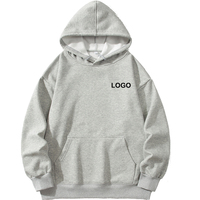 Özel yüksek kalite promosyon reklam ekibi çalışma Hoodie kazak pamuk ağır yüceltilmiş erkek Hoodie tişörtü
