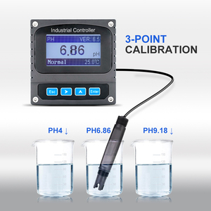 पीएच नियंत्रक <span class=keywords><strong>4</strong></span>-20mA हाइड्रोपोनिक तरल ओआरपी पीएच मीटर डिजिटल जल परीक्षक - Product Image 4