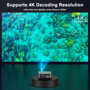Proyector HAPPRUN 2000 ANSI Lúmenes 1080P Cine en Casa con Aplicaciones Integradas, Enfoque Automático, Audio Dolby, Conectividad HDMI - Product Image 2