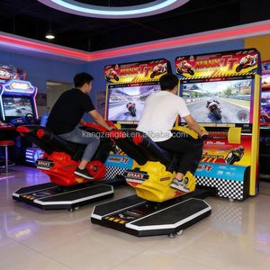 Nouvelle machine de jeu d'arcade à monnayeur pour deux joueurs, simulateur de course de moto TT 42 pouces, grand modèle pour adultes, en tôle - Product Image 3