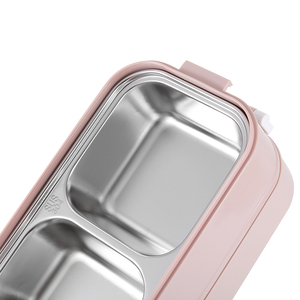 BPA libre logotipo personalizado 1600ML caja de Bento <span class=keywords><strong>2</strong></span> capa apilable almuerzo caja de Bento - Product Image 5