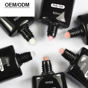Fournitures pour ongles OEM Marque privée Gel dur de construction pour <span class=keywords><strong>extension</strong></span> d'ongles, Gel <span class=keywords><strong>acrylique</strong></span> rapide à retirer, Vernis à ongles Polygel - Product Image 1