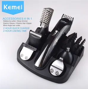 Kemei 600 11 ב 1 משולב גוזז שיער מקצועי שיער גוזם חשמלי זקן גוזם שיער מכונת חיתוך Tondeuse