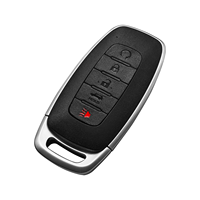 Clé de voiture intelligente à distance 5 boutons KR5TXPZ2 S180146104 315 MHz 4A pour Nissan X-Trail Pathfinder 2023, contrôle sans clé automatique