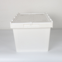 Conteneur en plastique structurel durable, conteneur robuste pour le transport de matériaux en entrepôt d'usine