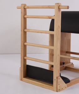 Reformeur de Pilates en bois portable pour usage commercial et domestique avec correcteur de posture, échelle et barre pour le fitness corporel, pour utilisation en studio de Pilates - Product Image 3