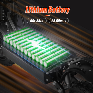 Электросамокат 6000 Вт с двумя моторами, 60 В 38 Ач, двойные дисковые тормоза, внедорожный, для взрослых, бесплатная доставка со склада в ЕС/Великобритании, CE UL - Product Image 3