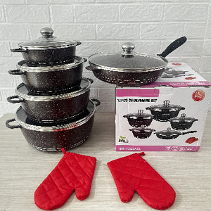 Juego de Ollas de Cocina de Aluminio Antiadherente de 12 Piezas, Juego de Ollas de Alta Calidad, Olla <span class=keywords><strong>para</strong></span> Sopa Antiadherente - Product Image 5