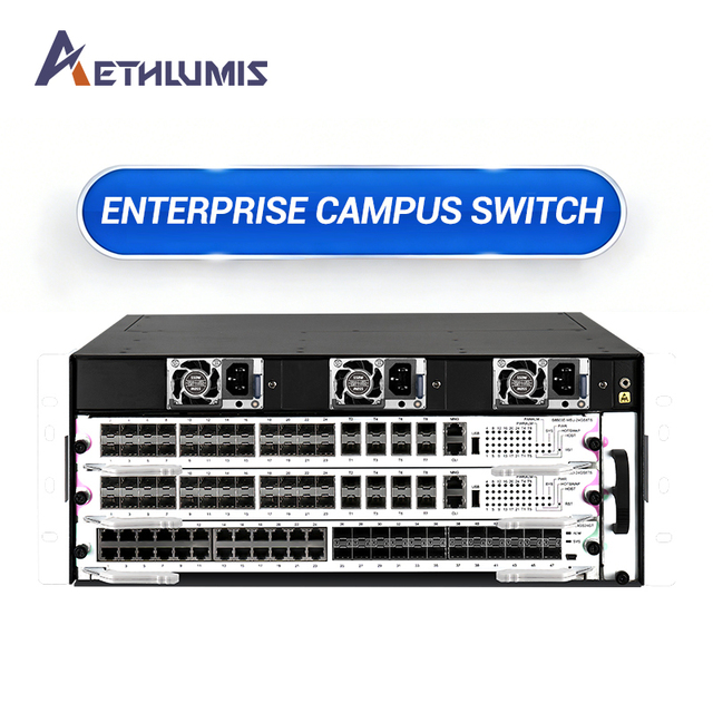 Stackable 48 Port Core Switch Layer 3 Managed 1.47Tbps OSPF BGP MPLS 1104Mpps Dual Power Supply Enterprise Core Network Switch