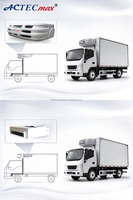 Unité de réfrigération pour camionnette de moyenne capacité AC.133.194 8660W DC24V 34A, unité de refroidissement de fret à 3 ventilateurs de type split pour camions de 38-50m³